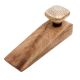 Mustard Square Ceramic Wooden Door Stopper